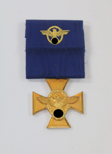  Polizei Dienstauszeichnung in Gold (25 Jahre), 1. Form - Militaria-Berlin