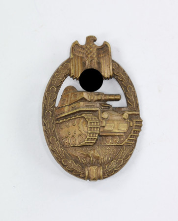 Panzerkampfabzeichen in Bronze, Wurster, Buntmetall - Militaria-Berlin
