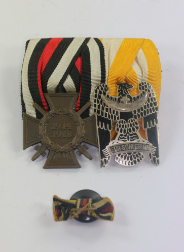 Ordenschnalle 2X + Feldspange - Militaria-Berlin