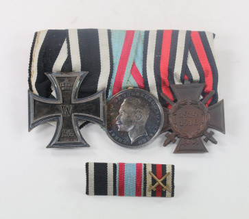 Ordenschnalle 3X + Feldspange - Militaria-Berlin