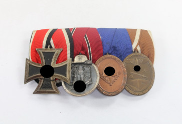 Ordenschnalle 4 X, FR. Borchard Hannover Steintorstr. 5 - Militaria-Berlin