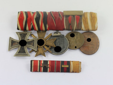 Ordenschnalle 5X + Feldspange - Militaria-Berlin
