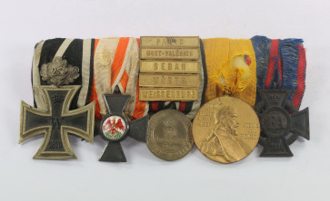 Ordensschnalle 5X 1870 - Militaria-Berlin