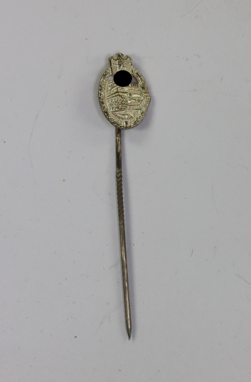  16 MM Miniatur Panzerkampfabzeichen in Silber (Buntmetall) - Militaria-Berlin