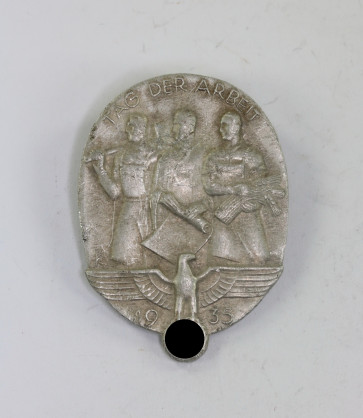 Abzeichen, Tag der Arbeit 1935, Hst. C. Balmberger Nürnberg - Militaria-Berlin
