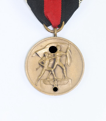Anschlußmedaille Sudetenland (1. Oktober 1938), Ein Volk ein Reich ein Führer - Militaria-Berlin