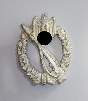  Infanterie Sturmabzeichen in Silber, Hst. W, Buntmetall, massiv (!) - Militaria-Berlin
