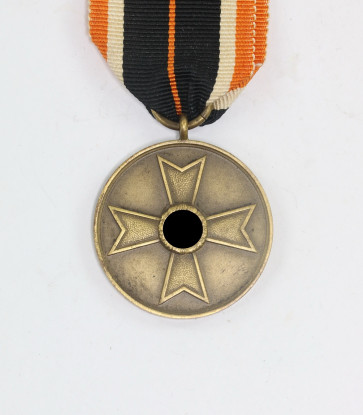  Kriegsverdienstmedaille, "Für Kriegsverdienst 1939", oranges Band - Militaria-Berlin