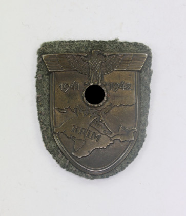  Krimschild auf Heerestoff, Typ 3.5 - Militaria-Berlin