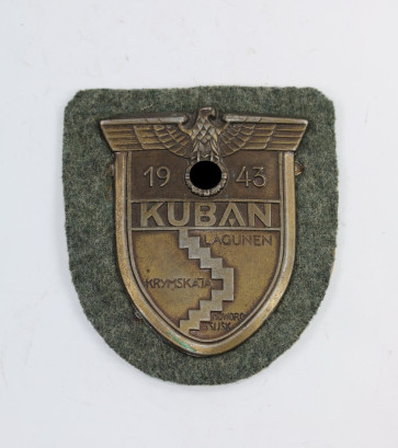 Kubanschild auf Heeresstoff, Typ 5.1 - Militaria-Berlin