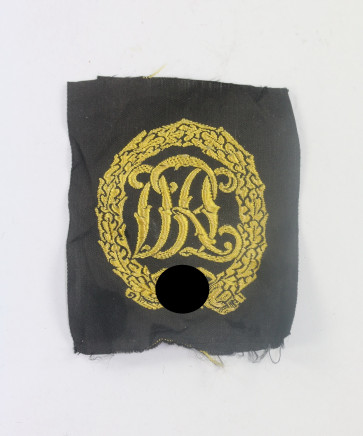 Reichssportabzeichen (DRL) in Gold, Stoff - Militaria-Berlin