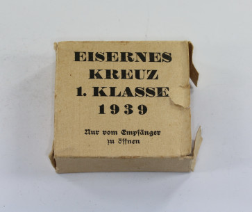 Umkarton Eisernes Kreuz 1. Klasse 1939, Wilhelm Deumer - Militaria-Berlin