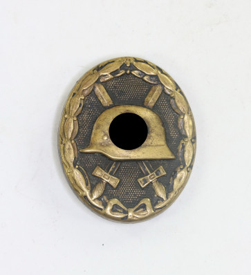 Verwundetenabzeichen in Schwarz 1939, Buntmetall, ohne Hersteller - Militaria-Berlin