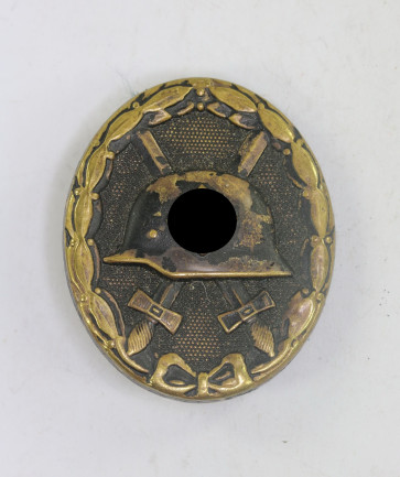 Verwundetenabzeichen in Schwarz 1939, Buntmetall, ohne Hersteller - Militaria-Berlin