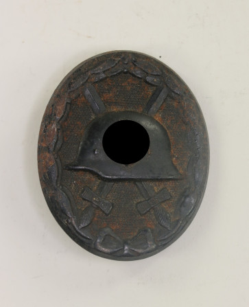 Verwundetenabzeichen in Schwarz 1939, ohne Hersteller (Eisen) - Militaria-Berlin