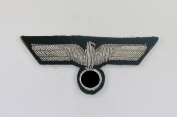 Wehrmacht Heer, Brustadler für Offiziere (handgestickt) - Militaria-Berlin