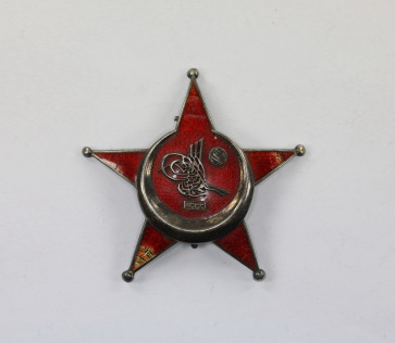 Osmanisches Reich, Eisernes Halbmond (Stern von Gallipoli), "Silber" - Militaria-Berlin