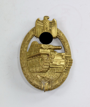 Panzer-Kampfabzeichen in Bronze, Wurster, Buntmetall - Militaria-Berlin