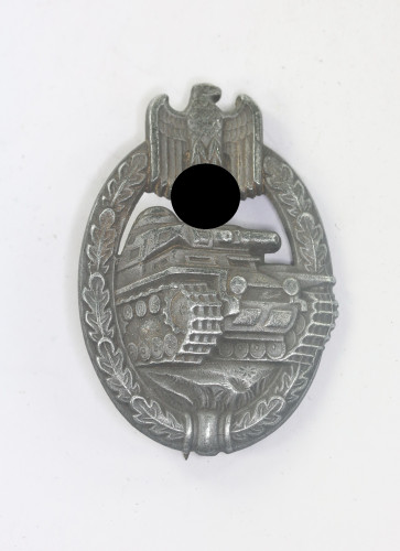 Panzer Kmpfabzeichen in Silber, Daisy Variante - Militaria-Berlin