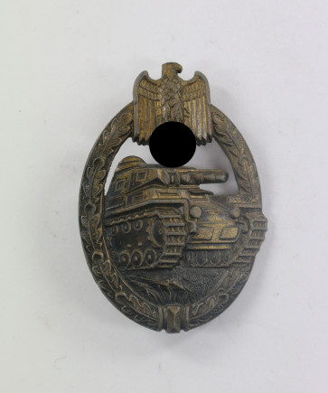  Panzerkampfabzeichen in Bronze, C.E. Juncker, Berlin - Militaria-Berlin