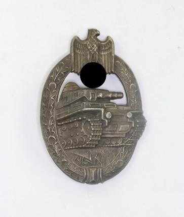 Panzerkampfabzeichen in Bronze, Hst. A.S. (Adolf Scholze, Grünwald an der Neiße) - Militaria-Berlin
