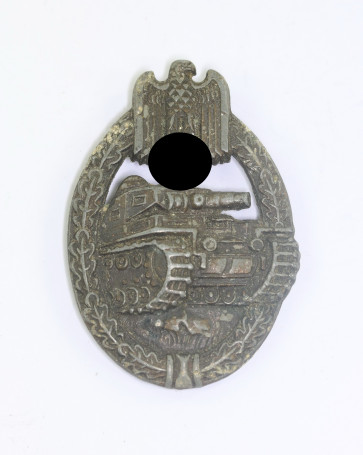 Panzerkampfabzeichen in Bronze, Hst. ÜÜ (E.F. Wiedmann, Frankfurt a.M.) - Militaria-Berlin