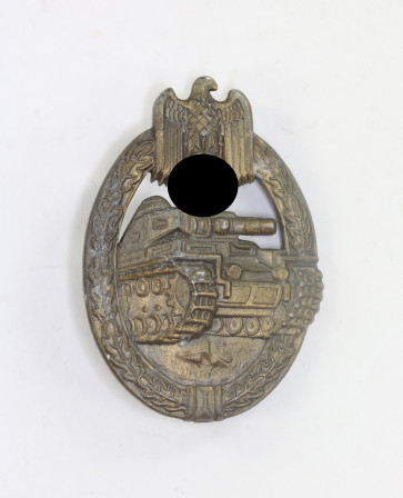 Panzerkampfabzeichen in Bronze, Hst. Frank & Reif Stuttgart - Militaria-Berlin