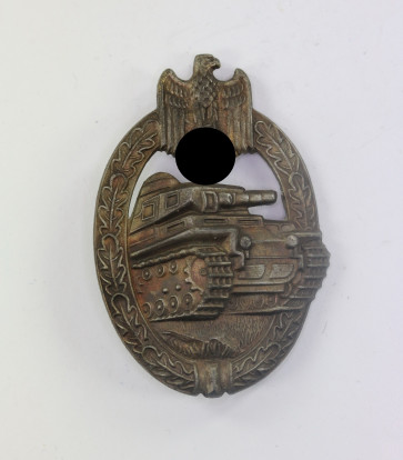 Panzerkampfabzeichen in Bronze, Hst. R.K. (Rudolf Karneth, Gablonz) - Militaria-Berlin