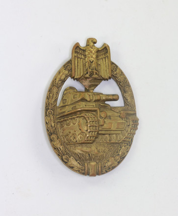 Panzerkampfabzeichen in Bronze, Karl Wurster, Markneukirchen, Kriegsgefangenschaft - Militaria-Berlin