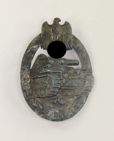 Panzerkampfabzeichen in Bronze, Otto Schickle, Pforzheim (Zink) - Militaria-Berlin