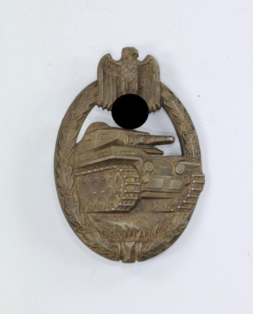 Panzerkampfabzeichen in Bronze. - Militaria-Berlin