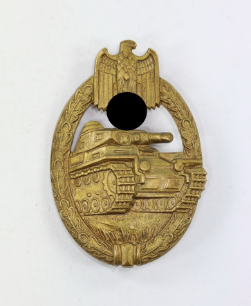 Panzerkampfabzeichen in Bronze, Wurster, Buntmetall - Militaria-Berlin