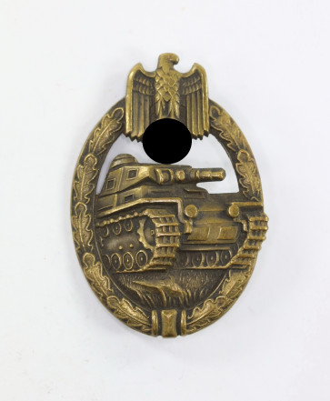 Panzerkampfabzeichen in Bronze, Wurster, Buntmetall - Militaria-Berlin