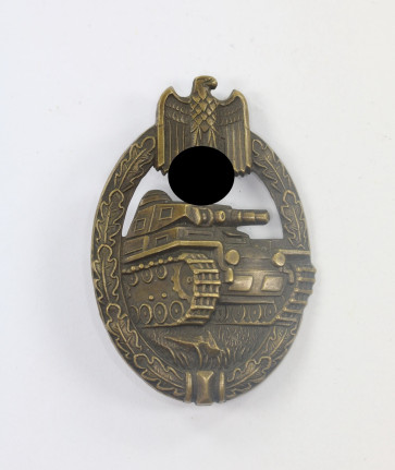  Panzerkampfabzeichen in Bronze, Wurster, Buntmetall - Militaria-Berlin