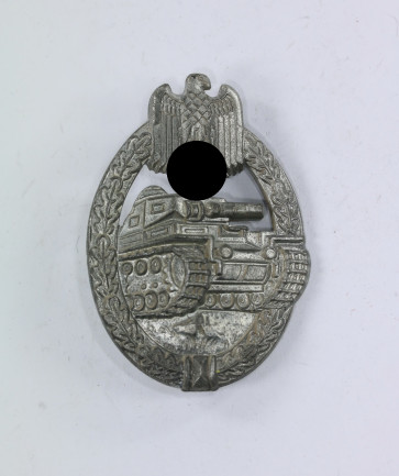 Panzerkampfabzeichen in Silber, Alois Rettenmaier, "Flat Back" - Militaria-Berlin