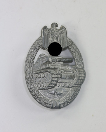  Panzerkampfabzeichen in Silber, Alois Rettenmaier, Flat Back - Militaria-Berlin