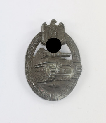 Panzerkampfabzeichen in Silber, Alois Rettenmaier, Flat Back - Militaria-Berlin