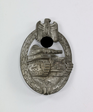 Panzerkampfabzeichen in Silber, Hst. Aurich - Militaria-Berlin
