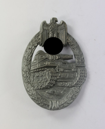  Panzerkampfabzeichen in Silber, Hst. ÜÜ -(E.F. Wiedmann, Frankfurt a. M.) - Militaria-Berlin