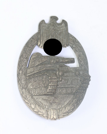 Panzerkampfabzeichen in Silber, Hst. HA (Hermann Aurich Dresden) - Militaria-Berlin