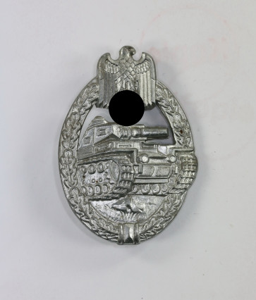 Panzerkampfabzeichen in Silber, Rocky Variante (!) - Militaria-Berlin