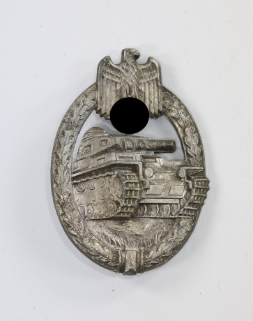 Panzerkampfabzeichen in Silber, Hst. Aurich - Militaria-Berlin