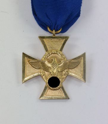  Polizei Dienstauszeichnung in Gold (25 Jahre) Für Treue Dienste in der Polizei - Militaria-Berlin