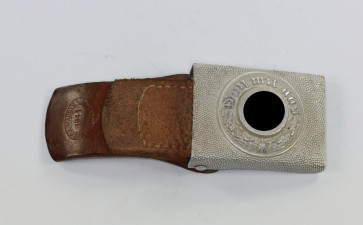 Polizei, Koppelschloss für Mannschaften,  Hst. JMO - Militaria-Berlin