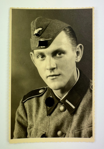  Portrait Foto Soldat der Waffen SS - Militaria-Berlin