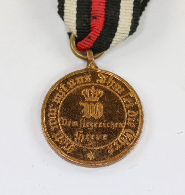 Preußen, 16 MM Miniatur Kriegsdenkmünze 1870/71 - Militaria-Berlin