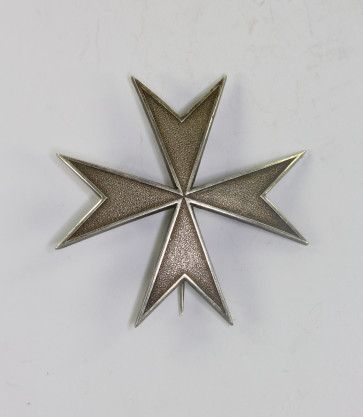 Preußen, Johanniter-Orden, Brustkreuz in Silber (900), Hst. JHW - Militaria-Berlin