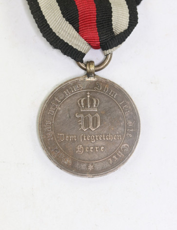 Preußen, Kriegsdenkmünze für Kämpfer 1870 - Aus eroberten Geschutz - Militaria-Berlin