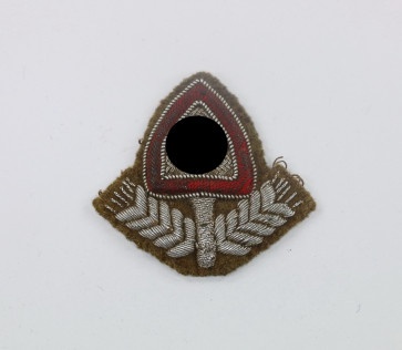 Reichsarbeitsdienst, (RAD) Mützenabzeichen für Führer (gestickt) - Militaria-Berlin