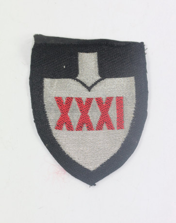  Reichsarbeitsdienst (RAD), Ärmelspaten für Führer Abteilung XXI (Oberreihn) - Militaria-Berlin
